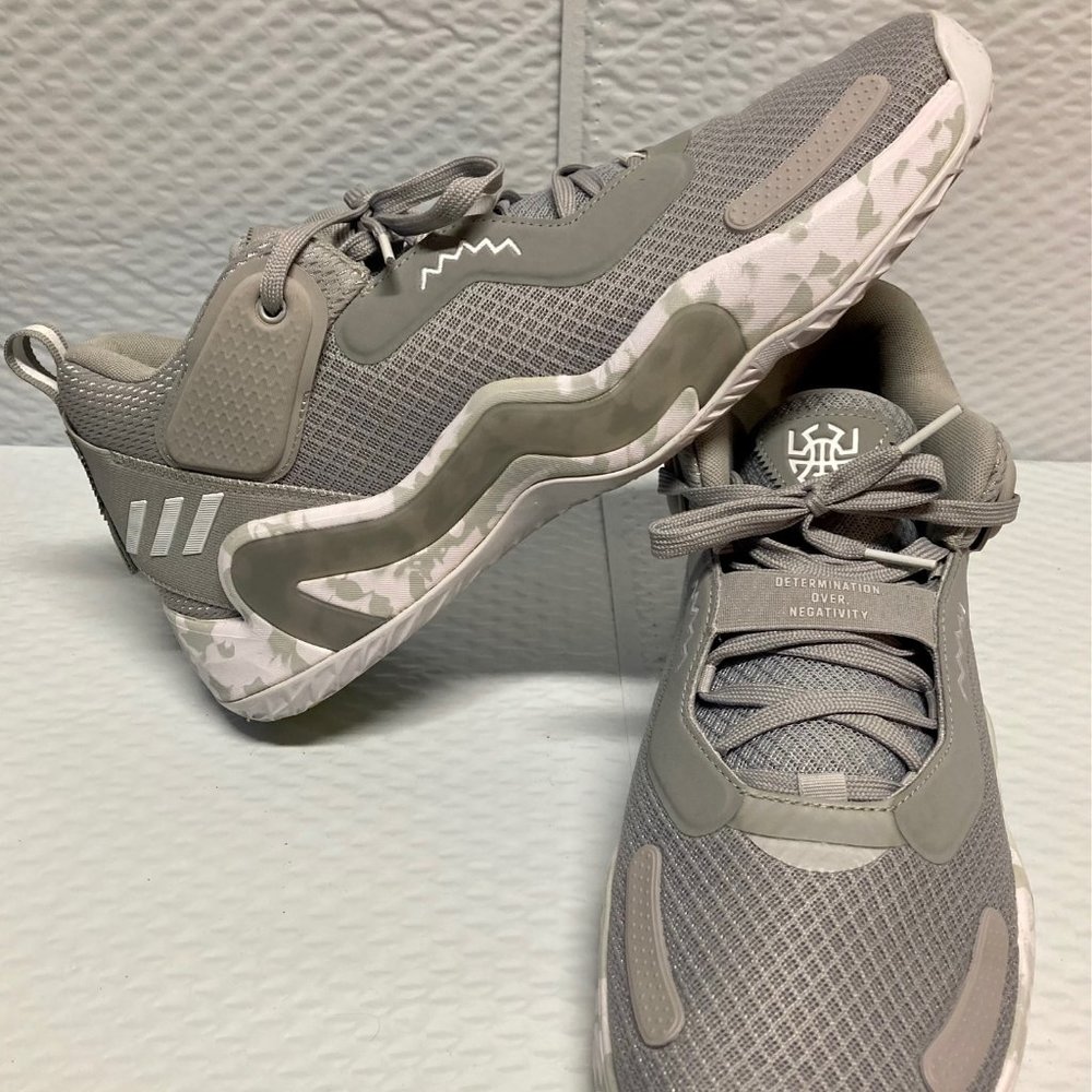 Adidas D.O.N. Issue 3 Basketball Shoe, Grey, Mens 14